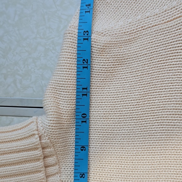 Ralph Lauren‎ Sport Cream Color Turtleneck Sweater Size Small - Picture 9 of 14